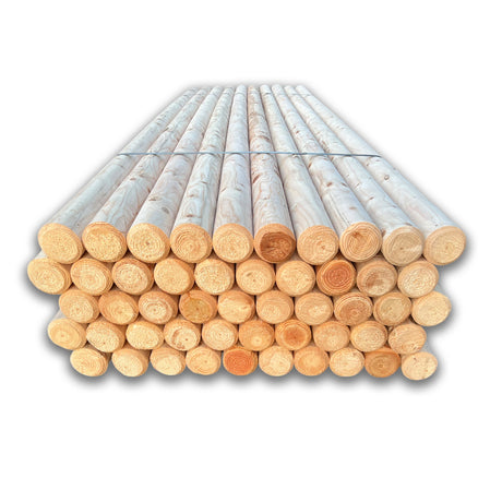 Sprungstange Hindernisstange Holz - Natur