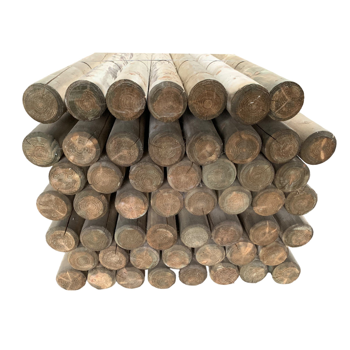 Sprungstange Hindernisstange Holz - Dunkel Imprägniert