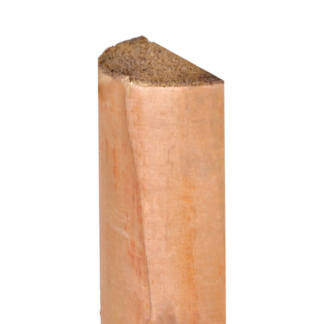Halbholz Halbriegel gefräst aus kesseldruckimprägniertem Holz in grün, stehend freigestellt